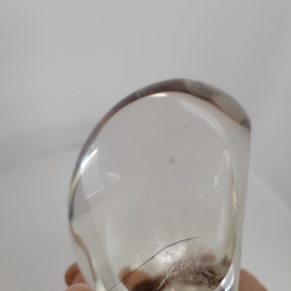 Vintage Clear Crystal Golf Club Head Paperweight Office - Picture 4 of 4